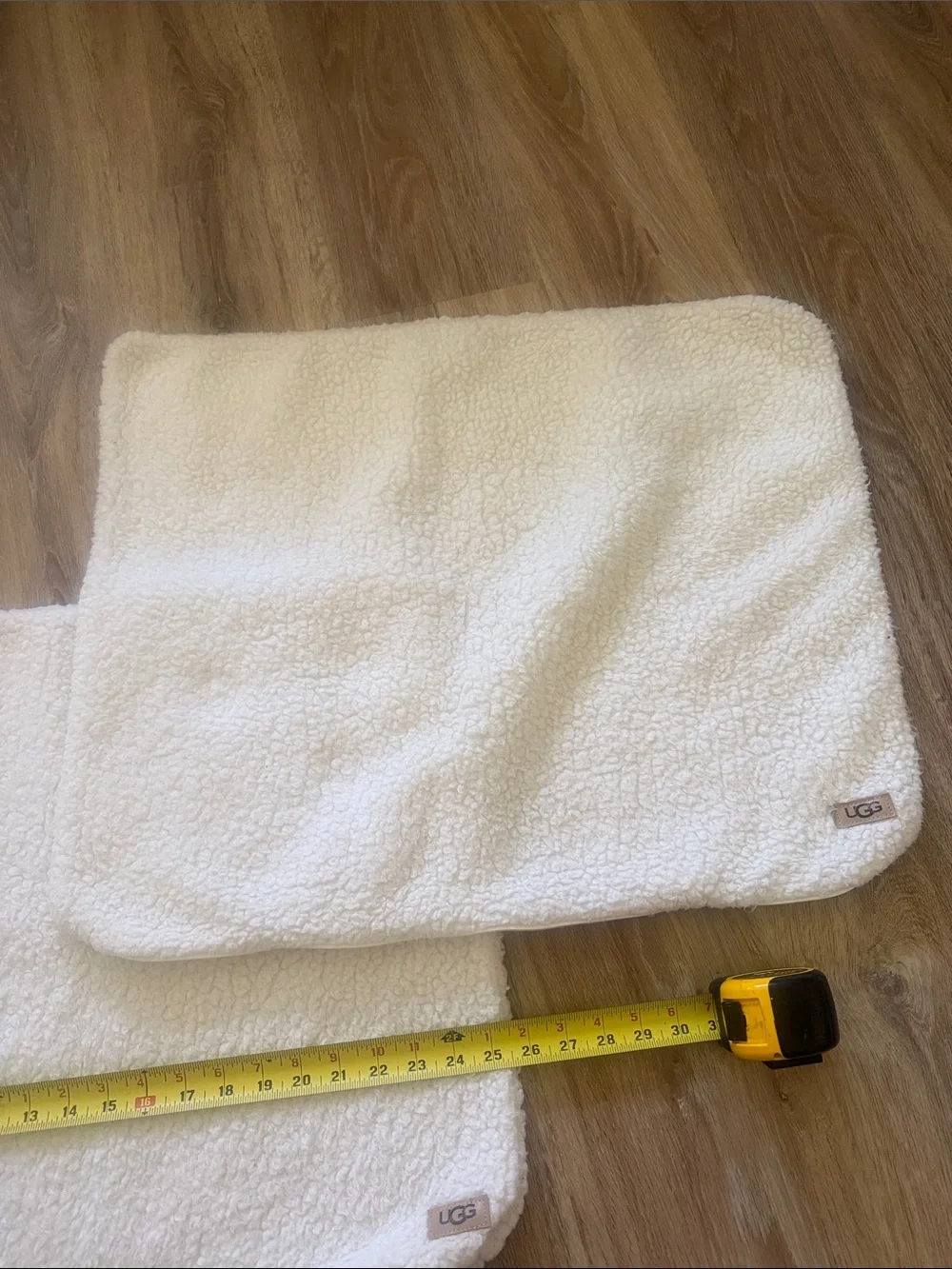 UGG Cream Sherpa pillow covers  (Pair)